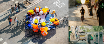 Image - collage of street photos and planners